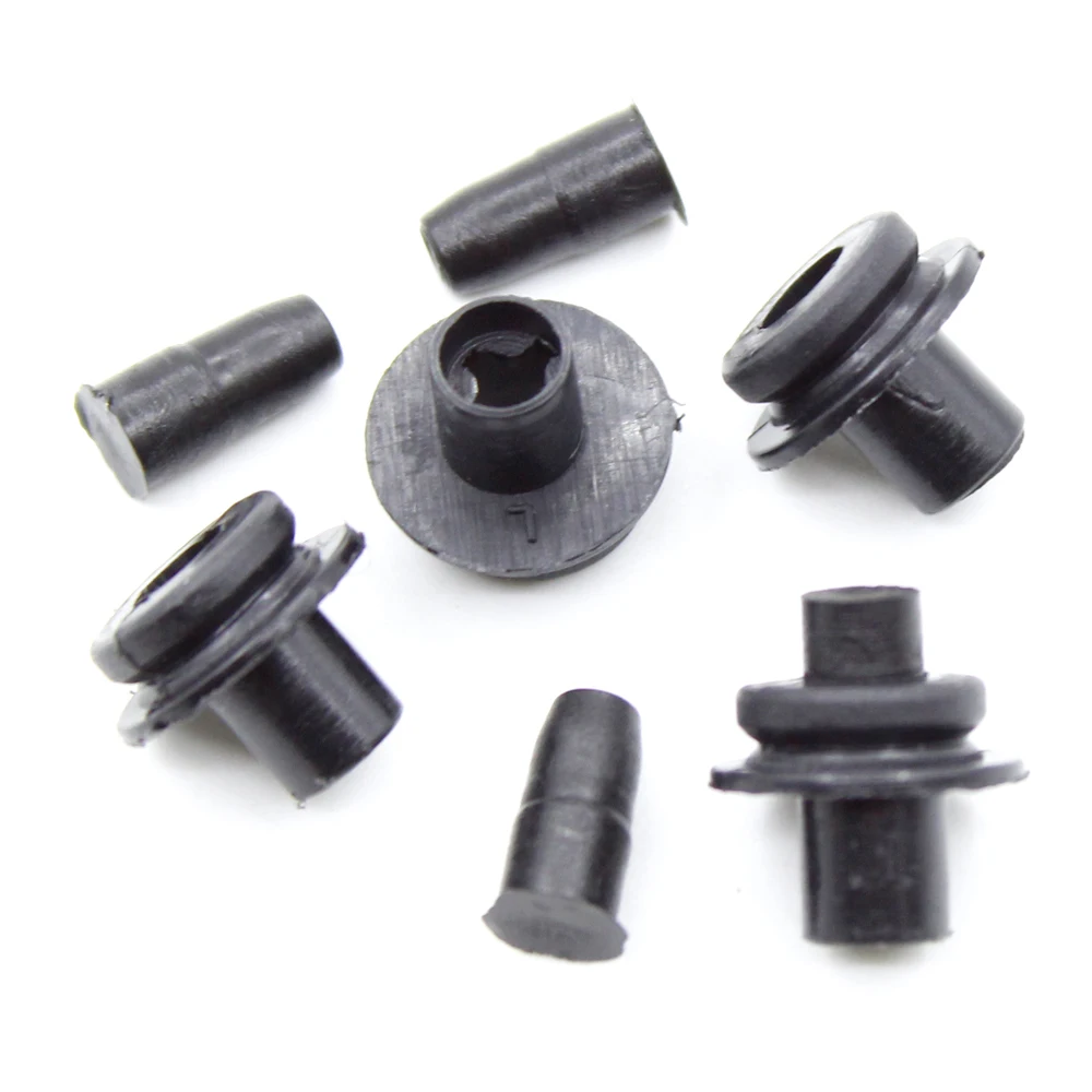 

100 шт., автомобильные пластиковые крепежные зажимы, черные декоративные защелки, фиксаторы, заклепки