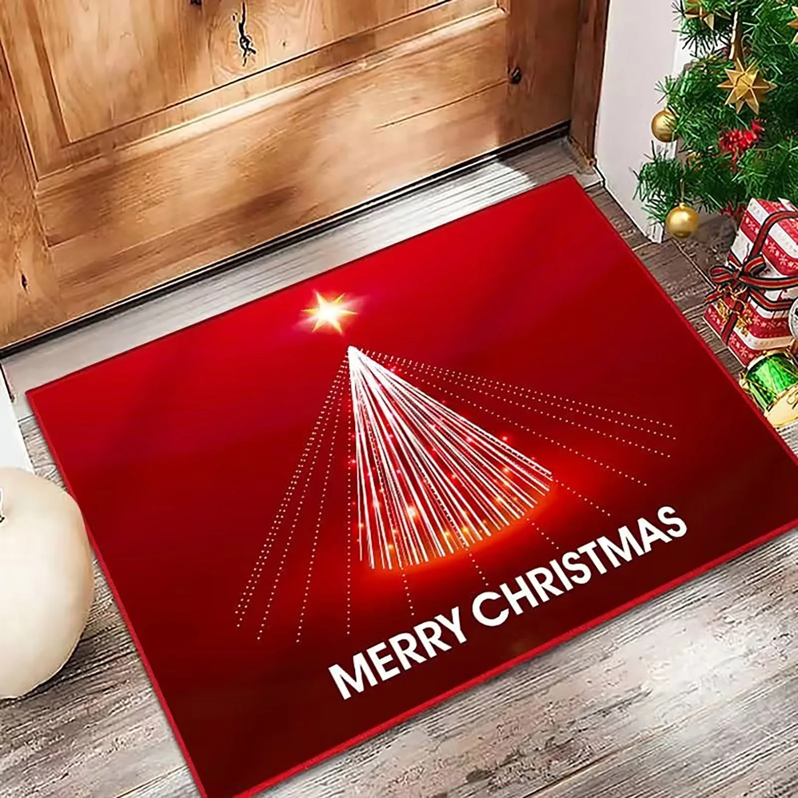 

Christmas Carpet Super Absorbent Microfiber Kitchen Mat Non Slip Machine Washable Christmas Carpet For Floor Mega Blanket Carpet