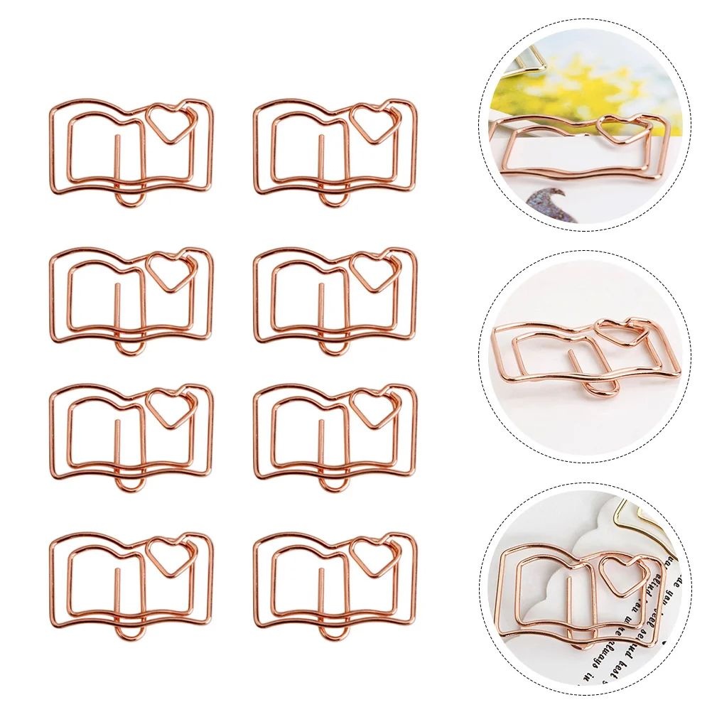 

Paper Clips Clip Bookmark Metal Miniiron Paperclips Office Cartoon School Scrapbook Crafts Steel Stainless Marker Page
