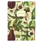 Тетрадь B5 (179x250 мм), 60 листов, BRUNO VISCONTI сшивка, клетка, Soft Touch, фольга, бежевая бумага 70 гм, 