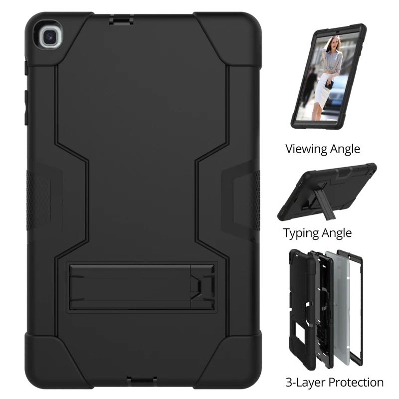 

Case For Samsung Galaxy Tab A 10.1 2019 T510 2018 T590 S4 T830 S5E 10.5 T720 8.0 P200 T290 8.4 T307 Shockproof Case Kids Cover