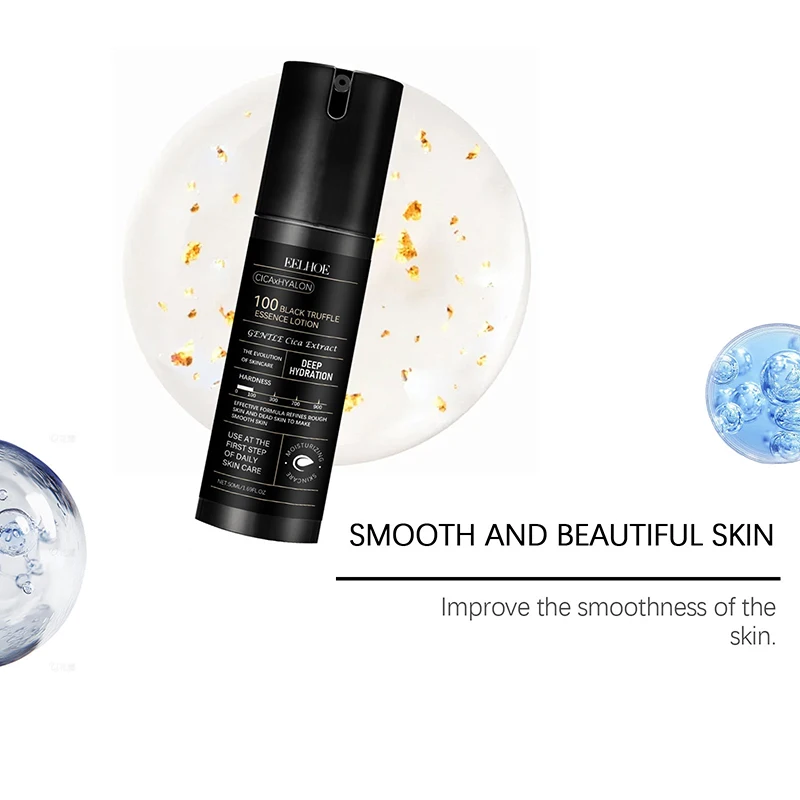 Фото Эссенция-лосьон PDRN с черным трюфелем и CICA: подтягивает и укрепляет кожу лица, улучшает эластичность, нежное восстановление, корейская косметика №2