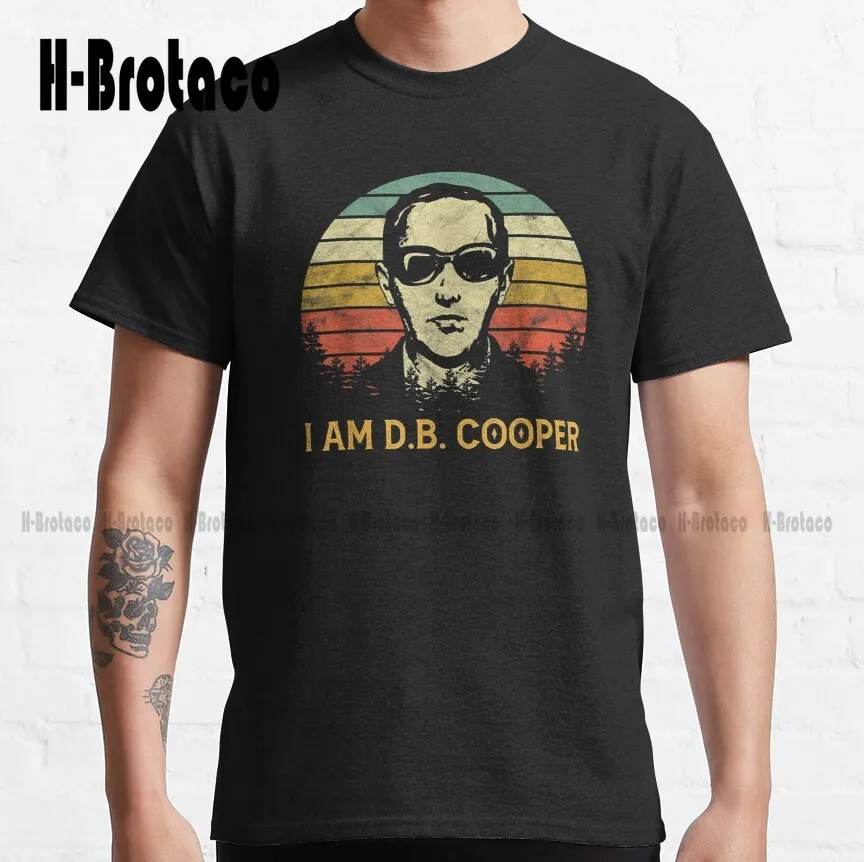 

I Am Db Cooper N I Am Db Cooper N I Am Db Cooper Classic T-Shirt Shirts For Men Short Sleeve Xs-5Xl Make Your Design Streetwear