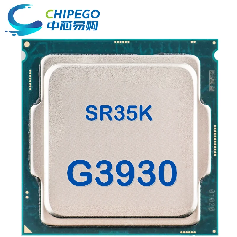 Процессор Celeron G3930 SR35K 2,9 ГГц двухъядерный двухпотоковый, ЦПУ процессор 2 Мб 51 Вт LGA 1151, в наличии на складе