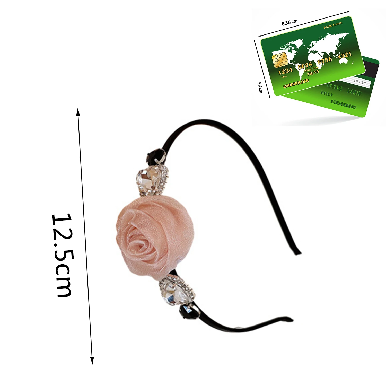 Рисунок 6 - Обруч для волос в стиле ретро с цветочным ободом