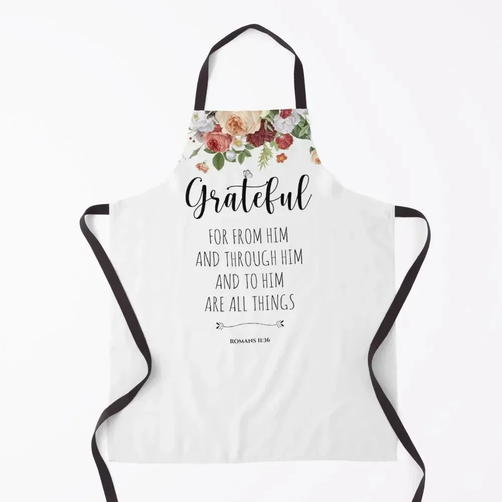 GRATEFUL Фартук с цветочным принтом