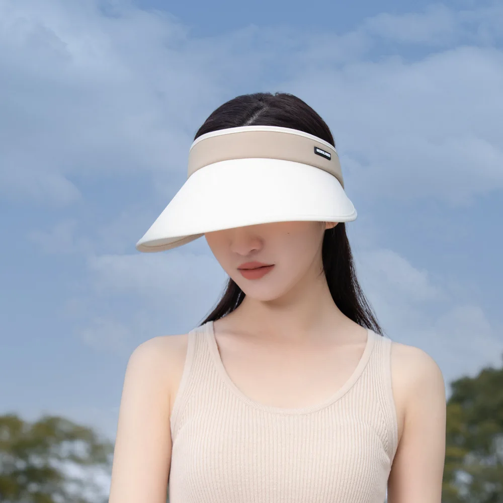 Sun Visor Hats Women Large Brim Summer UV Protection Beach Cap