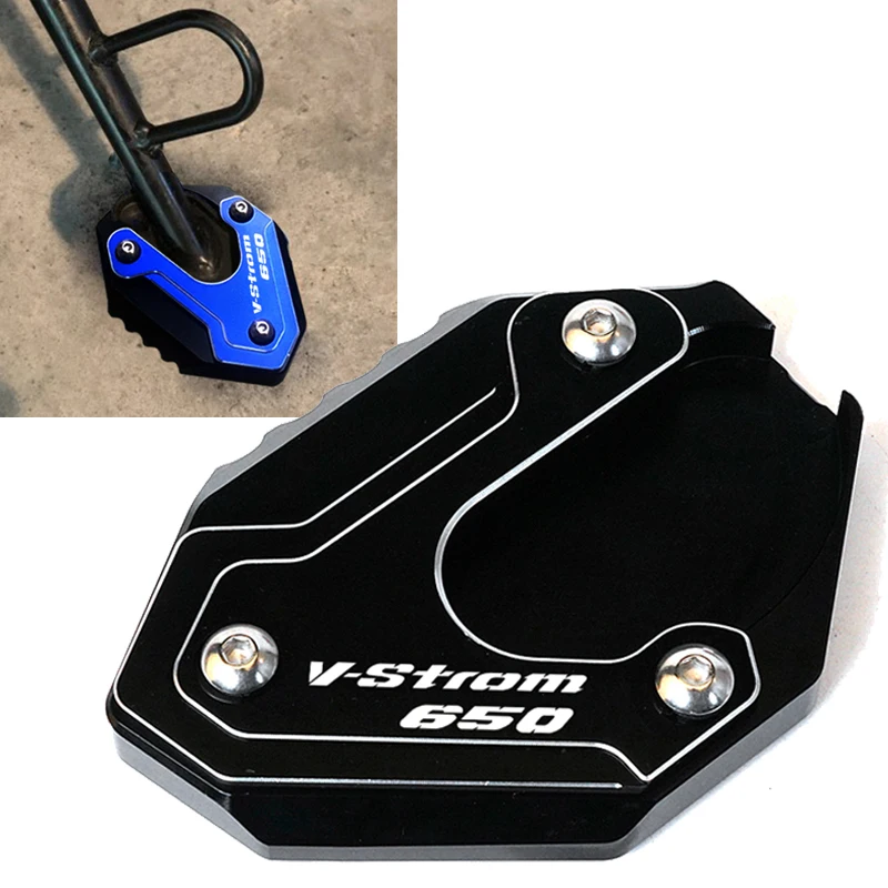 

For SUZUKI V-STROM 650 /XT VSTROM dl 650 DL650 2004-2020 2019 2018 2022 2021 Kickstand Foot Side Stand Extension Support Enlarge