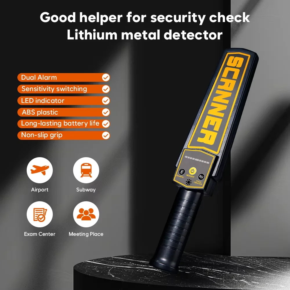 Высокочувствительный металлоискатель 9 В 6F22