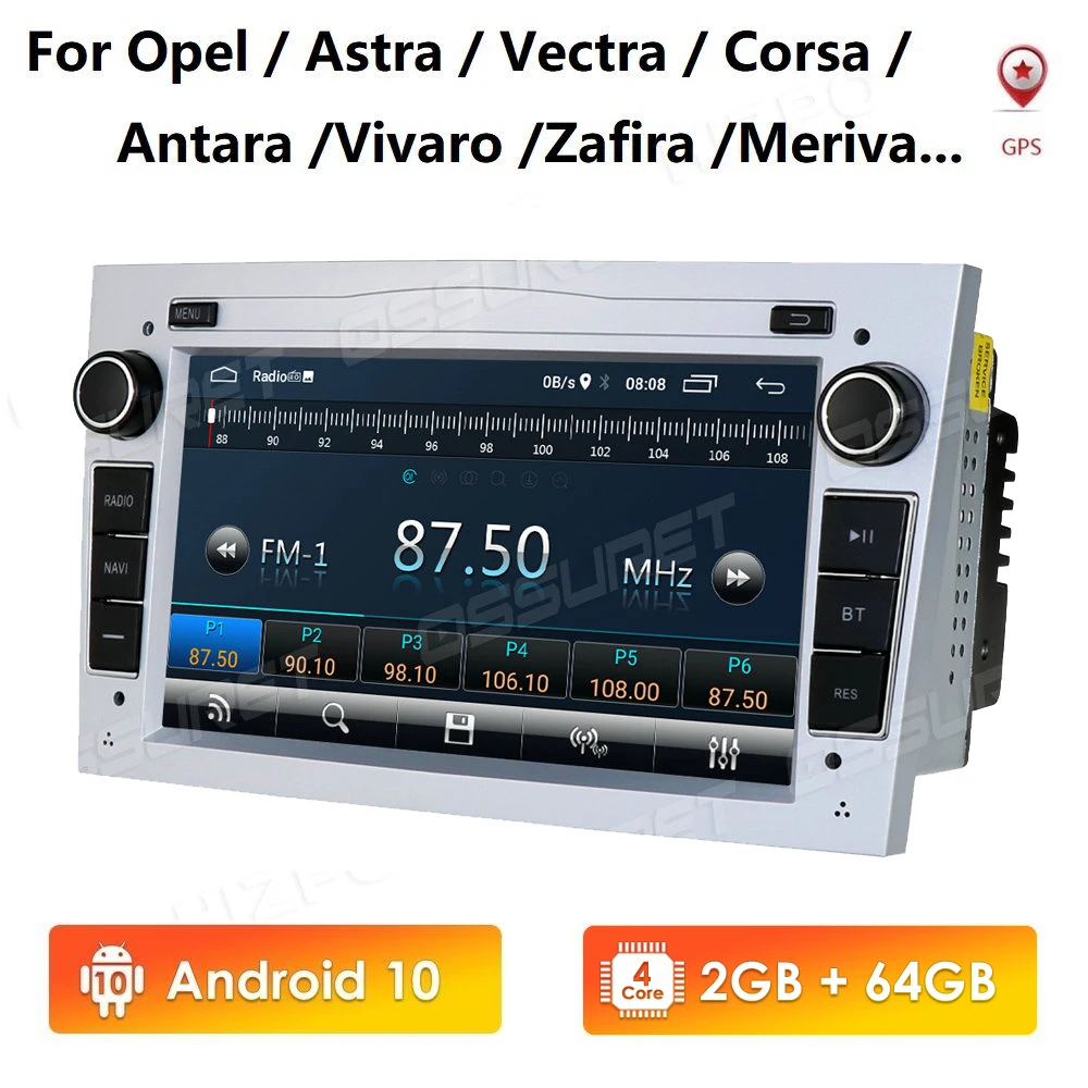 

Android 10 1024X600 7inch 2din Car GPS DVD player for Opel Astra h g Zafira B Vectra C D Antara Combo Radio audio no dvd 2G+64G