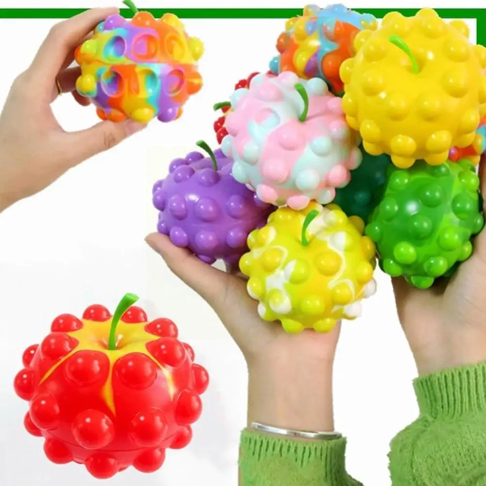 

It Balls 3d Silicone Decompression Vent Ball Stress Bubble Toys Fidget Press Squishy Children Finger Anti Squeeze Y0t8