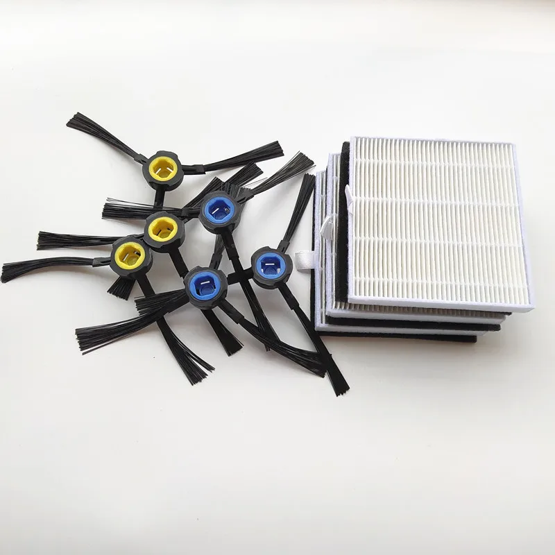 Боковые щетки, HEPA-фильтр, ткань для швабры для iLife V8 Pro V8s V8 Plus V80 Max