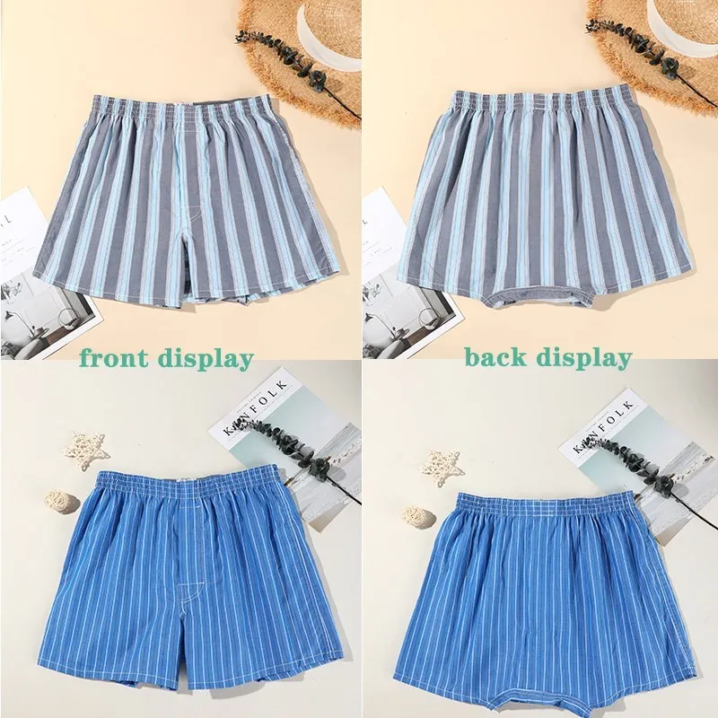 Мужские трусы-боксеры хлопковые трусы мужские эластичные пляжные шорты нижнее