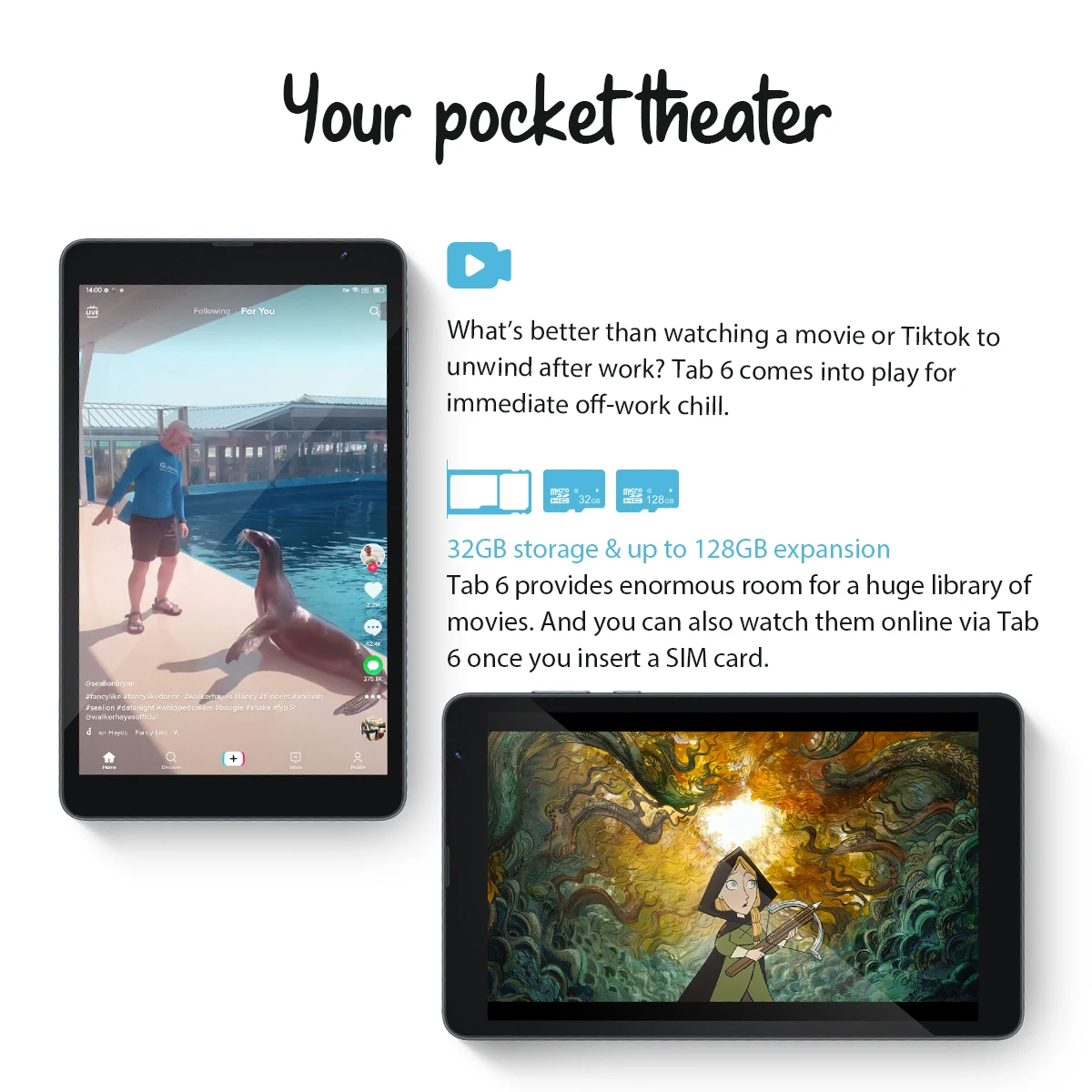 Blackview Tab 6 планшет экран 8 дюймов Android 11 3 ГБ 32 |
