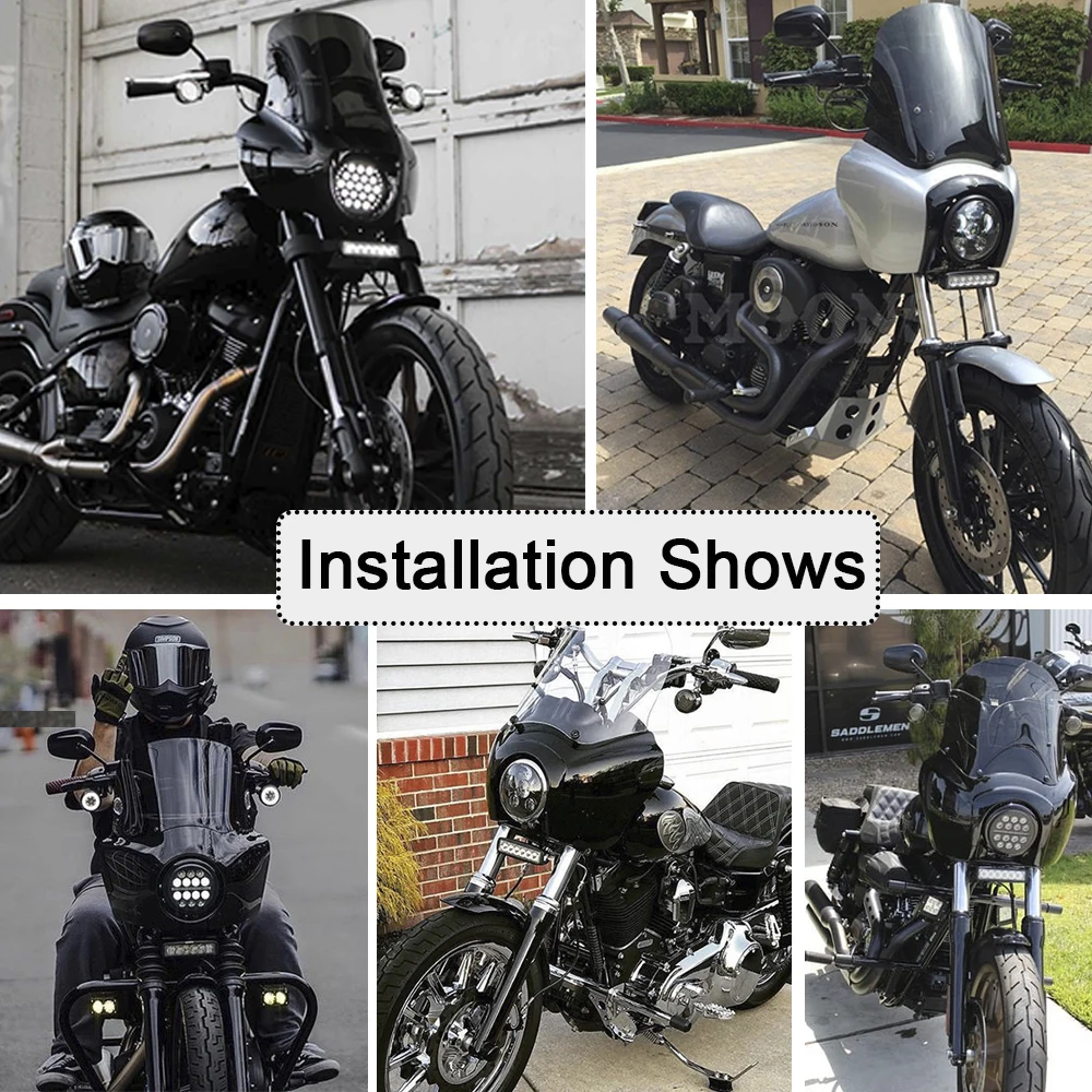 Tung/клубный стиль светодиодный фонарь для вождения противотуманная фара Harley Dyna