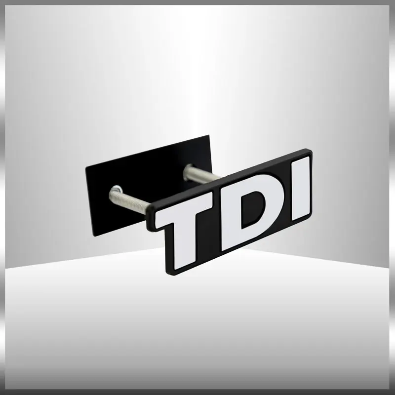 

Автомобильная 3D наклейка, эмблема TDI, наклейка, брызговик, металлический Автомобильный логотип, боковой значок, декор для Polo, Golf, Jetta, Passat MK4, MK5