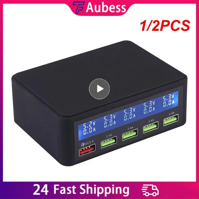 

Универсальное зарядное устройство с несколькими USB-портами, 65 Вт, 1/2 шт.