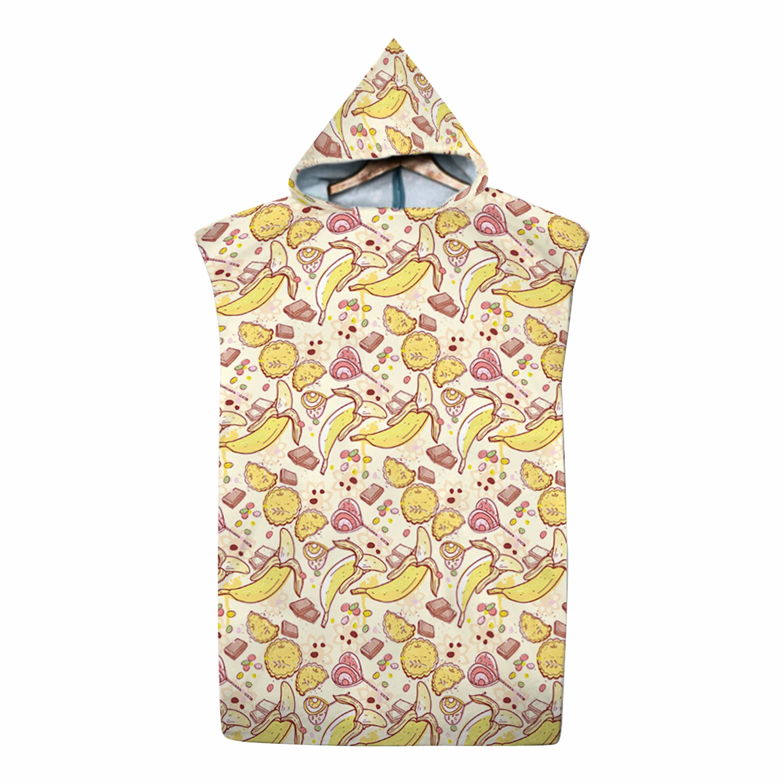 

Fitness Microfibre Poncho Swimming Pool Cloaks Adult Hooded Quick Dry Bath Towel Beach Changing Robe Cartoon Gym Cute Bathrobe