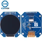3,3 В постоянного тока, 1,28 дюйма, TFT ЖК-дисплей, модуль, круглый RGB IPS HD 240x24, разрешение 0 GC9A01, драйвер, 4 провода, плата адаптера интерфейса SPI