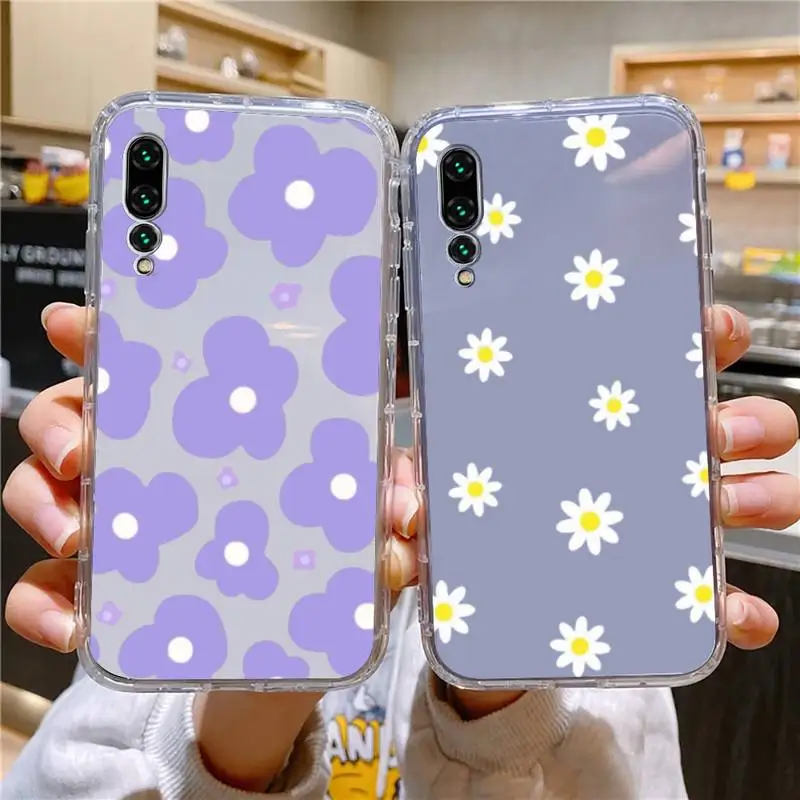 

Flowers Drawing Phone Case For Xiaomi 11 Redmi Note 11pro5G 8T 9A 9S 12S K30 10T Pro Ultra K40pro Transparent Case