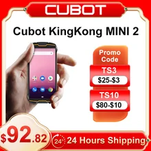 Смартфон Cubot KingKong MINI 2 защищенный, 3 ГБ + 32 ГБ, 4G LTE, 4 дюйма, QHD + экран, водонепроницаемый, две SIM-карты, Android 10, камера 13 МП