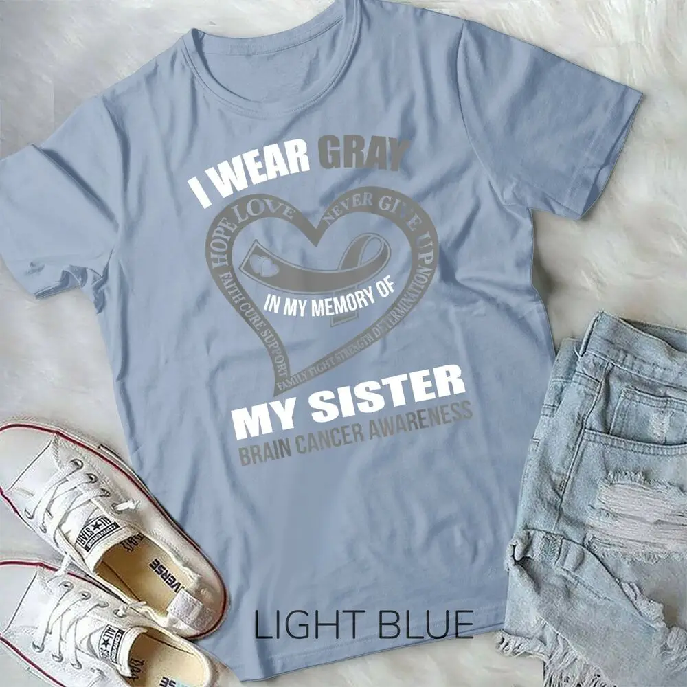 Футболка унисекс в память о раке мозга моей сестры