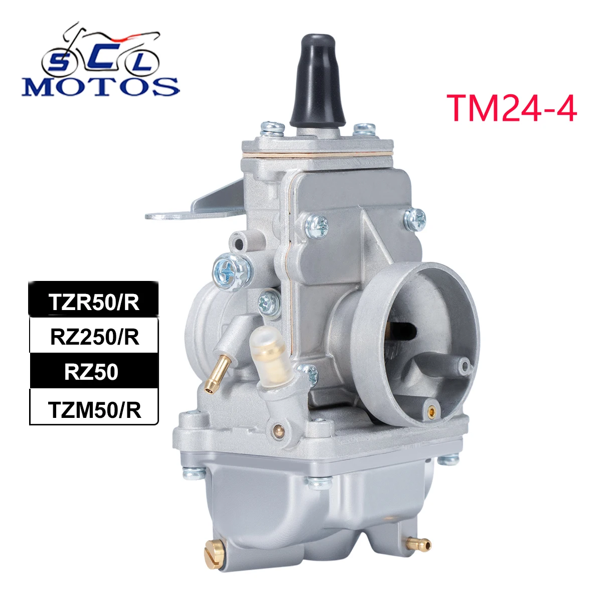 Фото Карбюраторы Sclmotos TM серии Flat Slide, аналог Mikuni TM24-4, для YAMAHA RZ50, TZ50, TZM50, TZR50R, 160-200 куб. см. №1