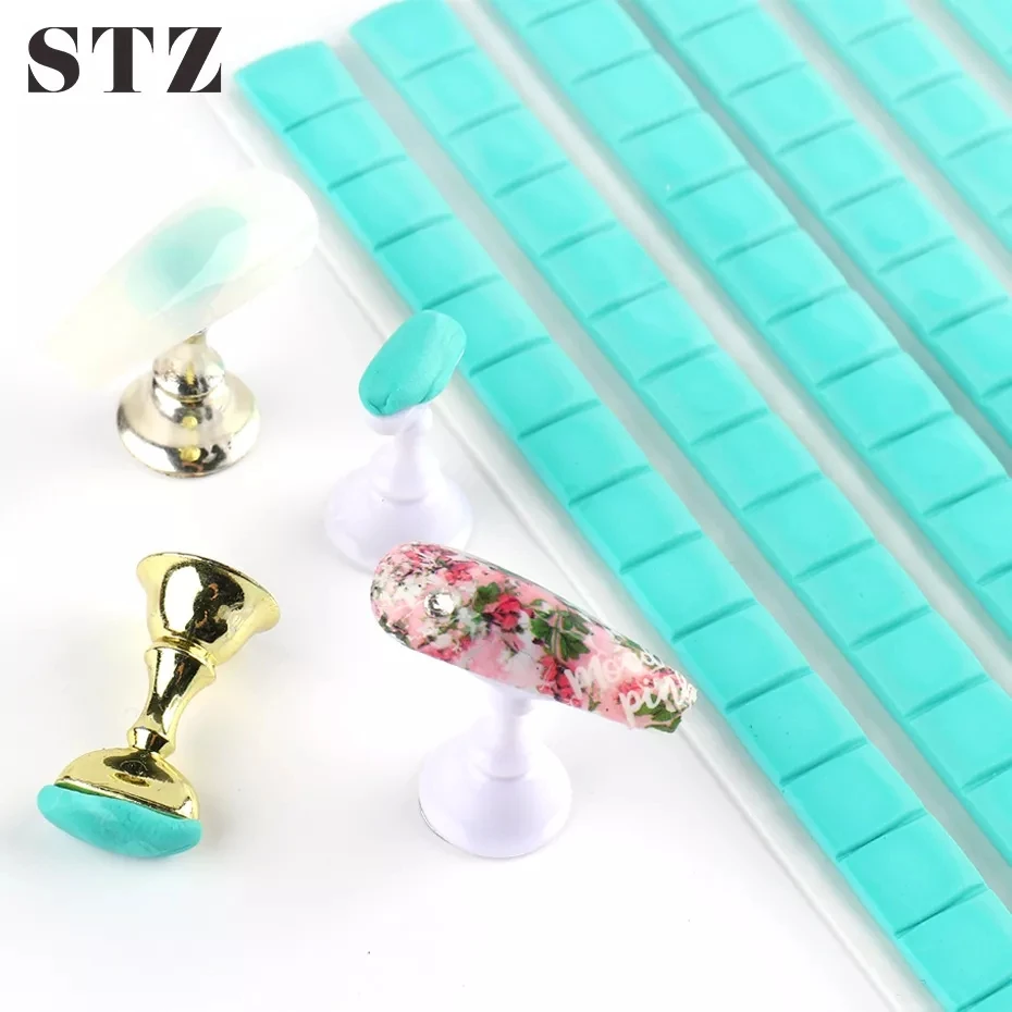 

STZ Multifunctional Adhesive Glue Clay For Gel Polish Tips Holder False Nails Plasticine Manicure Super sticky Nail Tools #1783