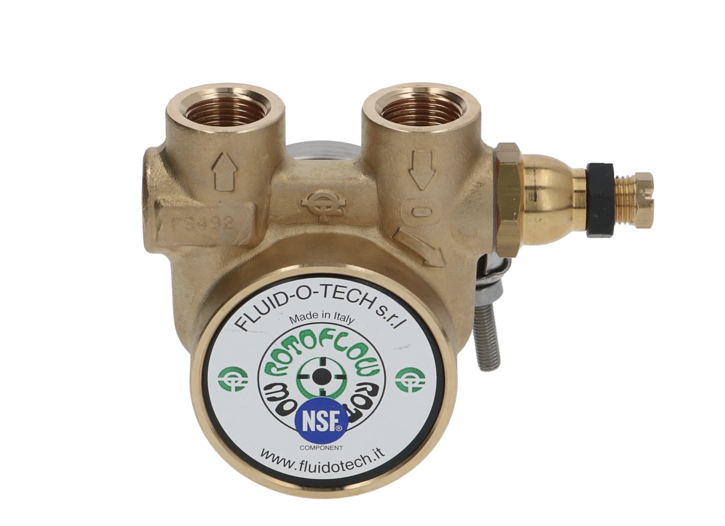 ГОЛОВКА НАСОСА CB0054 FLUID-O-TECH 3/8" GAS CB0054AGAFN0000 ДЛЯ КОФЕ-МАШИНИ