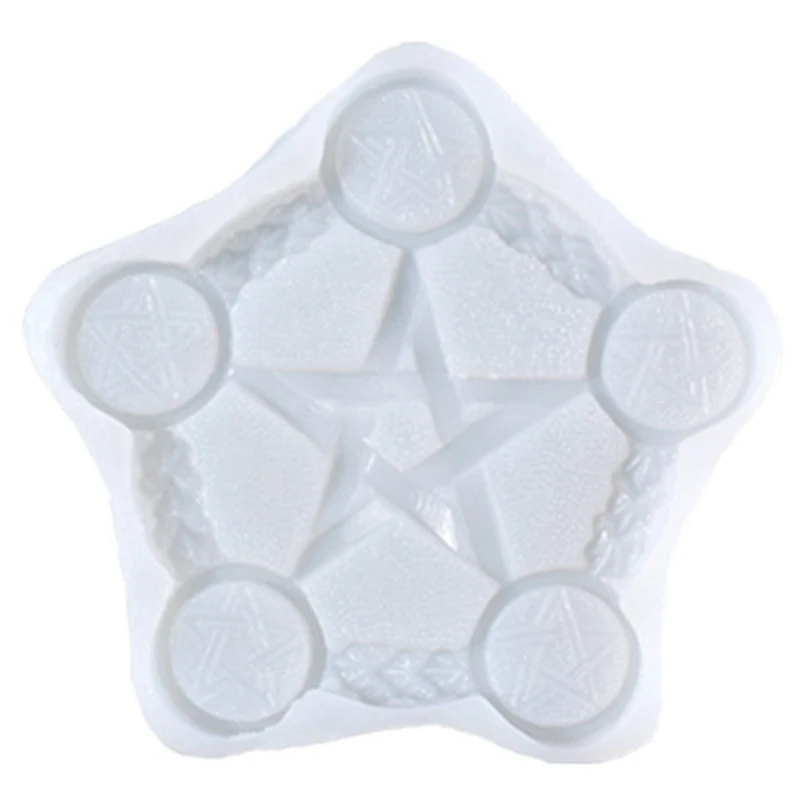 

Candle Mould, Pentagram Candle Holder Silicone Mould, Candle Holder Mould