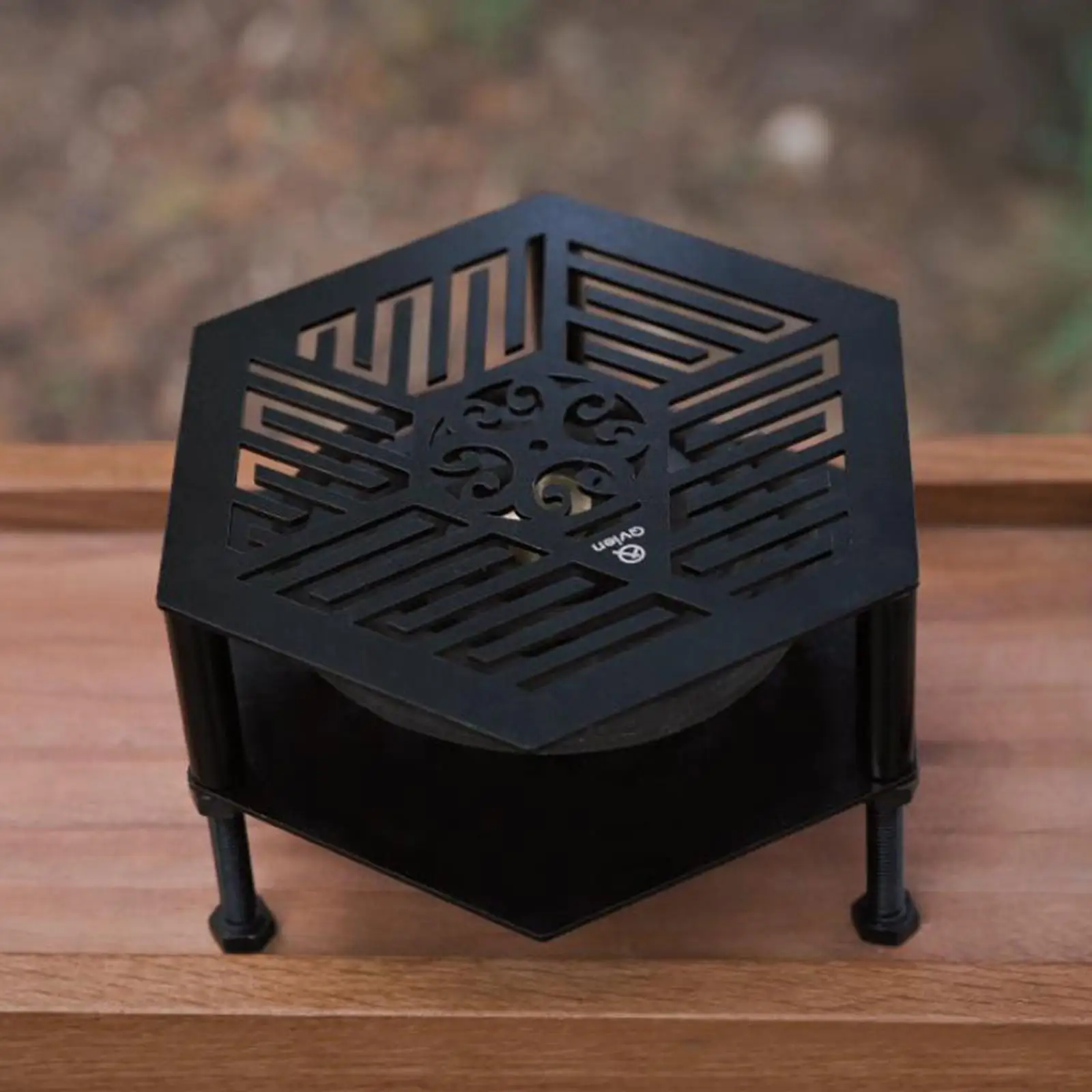 

Metal Repellent Coil Rack Coil Frame Storage Box (Black) Supplies Decor Incense Burner for Camping Pool Side Home Fishing Patio