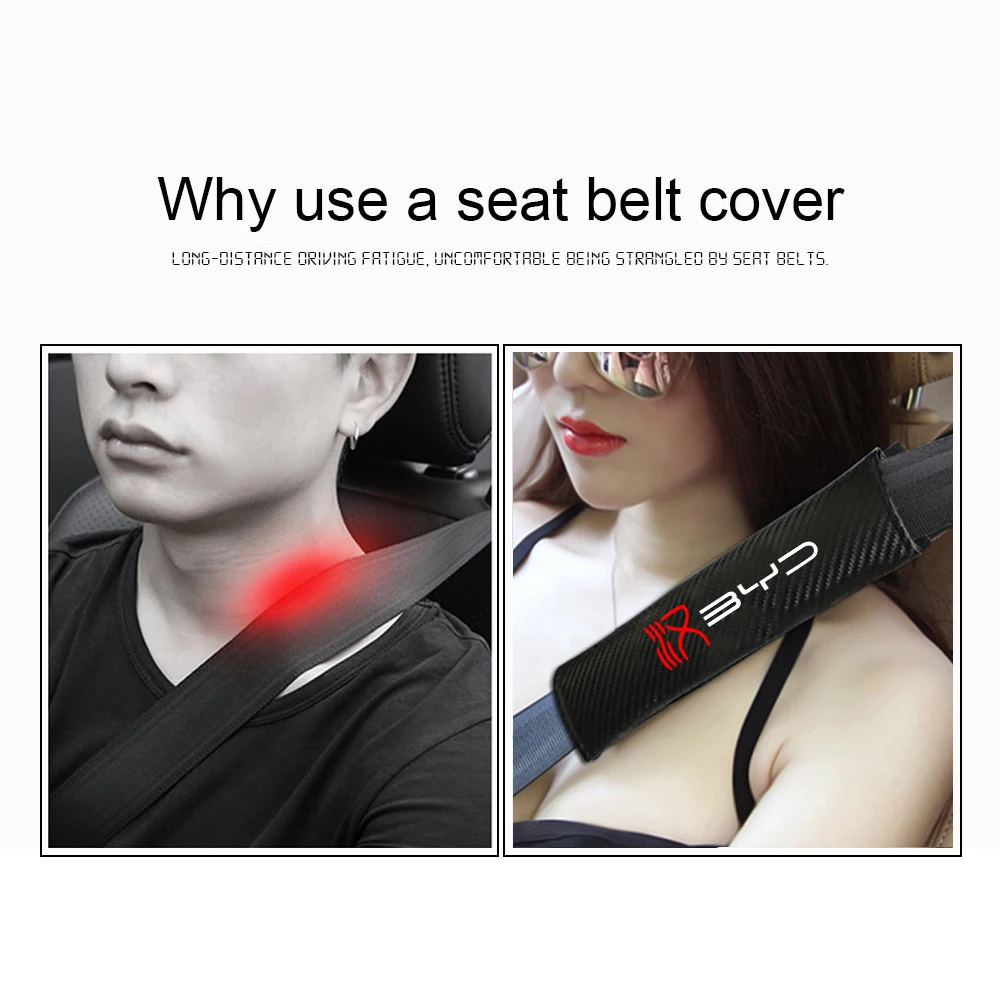 Автомобильный ремень безопасности для BYD Build your dreams han tang ev dm d1 song MAX 2 шт.