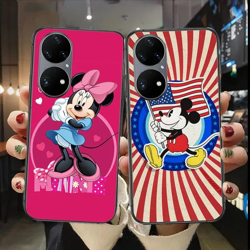 

lovable mickey minnie Phone cover for Huawei P40 Pro lite 5g P30 P Smart Z 2019 P10 P20 P50 Phone case