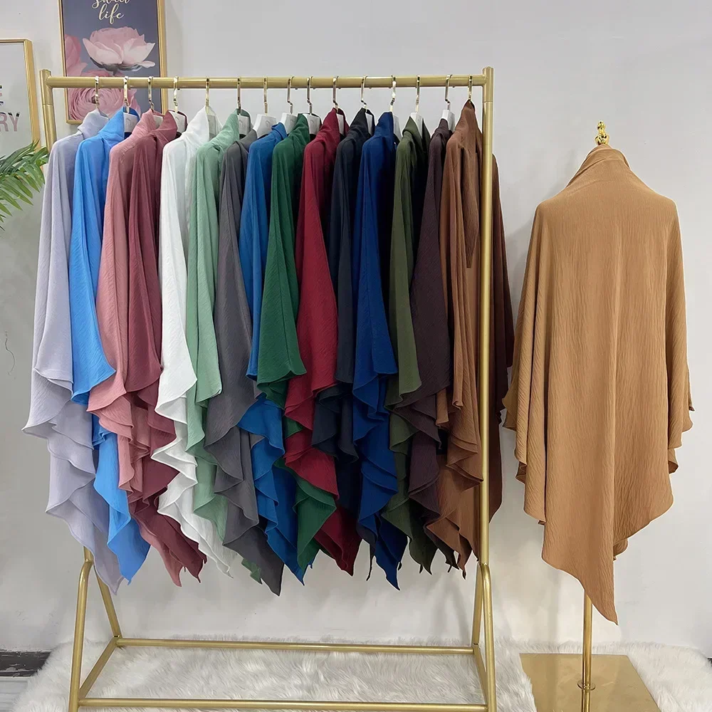 Рамадан Длинный Хиджаб Химар Мусульманские Женщины Молитвенная Одежда Абая