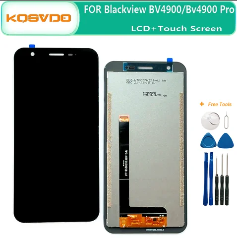 ЖК-дисплей и сенсорный экран для Blackview BV4900 BV4900S BV5100 Pro BV4900PRO, дигитайзер с дигитайзером, модуль экрана, аксессуары в сборе, оригинал