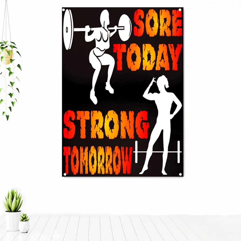 

Украшение на стену для занятий спортом, тренажерного зала