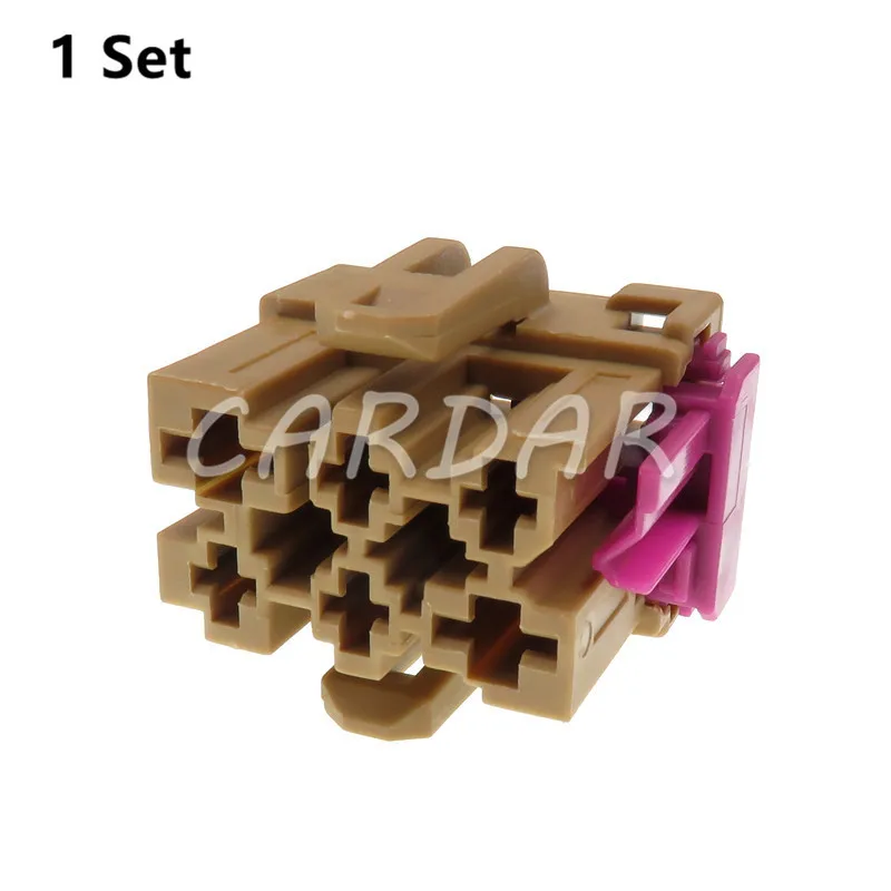 

1 комплект, 6 контактов, автомобильная стандартная розетка для кабеля вентилятора, Электрический штекер, разъем переменного тока для VW Audi