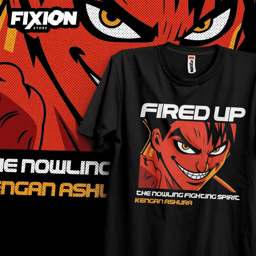 Футболка с принтом аниме футболка изображением камама Асура [N] L #01 рисунком манги