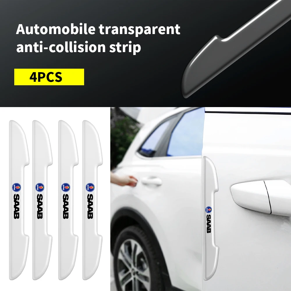 

Transparent Car Door Edge Anti Scratch Protection Strip Sticker For SAAB 9-3 9-5 93 9000 900 9-7 600 99 9-X 97X Turbo X Monster