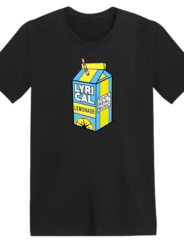 

Men's Unisex T shirt Tee Shirt Hot Stamping Cartoon Lyrical Lemonade Plus Size Round Neck Daily Print Short Sleeve Tops Basic Ca