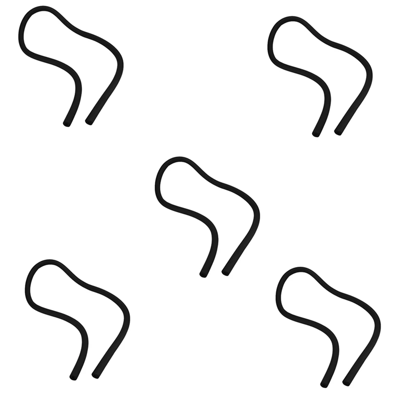 

5 шт., теплоизоляционные трубки для кондиционера, длина 1,7 м, 10 мм X 9 мм, черные