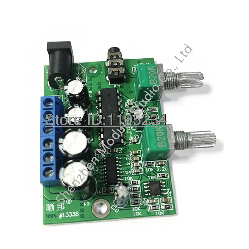 1 шт. TDA2030 2 усилитель сабвуфера аудиоплата 6 Вт * + 25 мини басов HIFI YD1517P для 4-6 дюймов