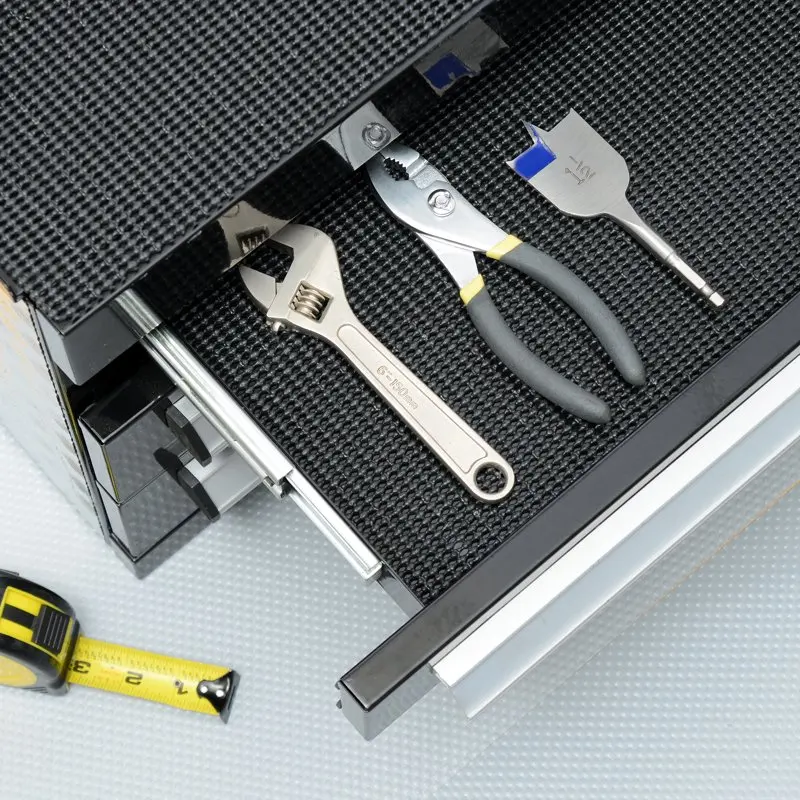 

Grip & Stick N Black 18"x4' Shelf Drawer Liner