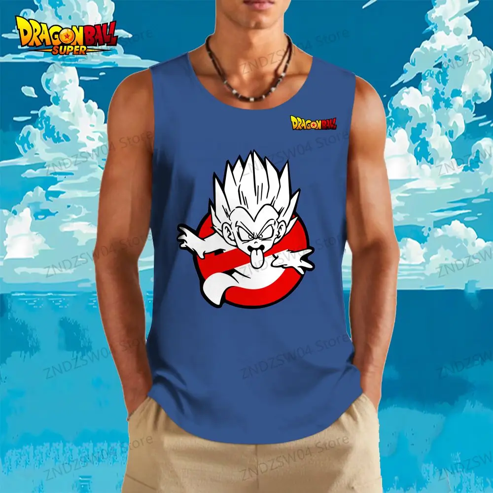 Мужская/детская майка Goku летняя безрукавка с рисунком дракона жемчуга Z Vegeta 2024