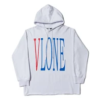 vlone mens ladies couple casual fashion street trend sweater high street loose hip hop100 cotton printed fleece hoodie 6017