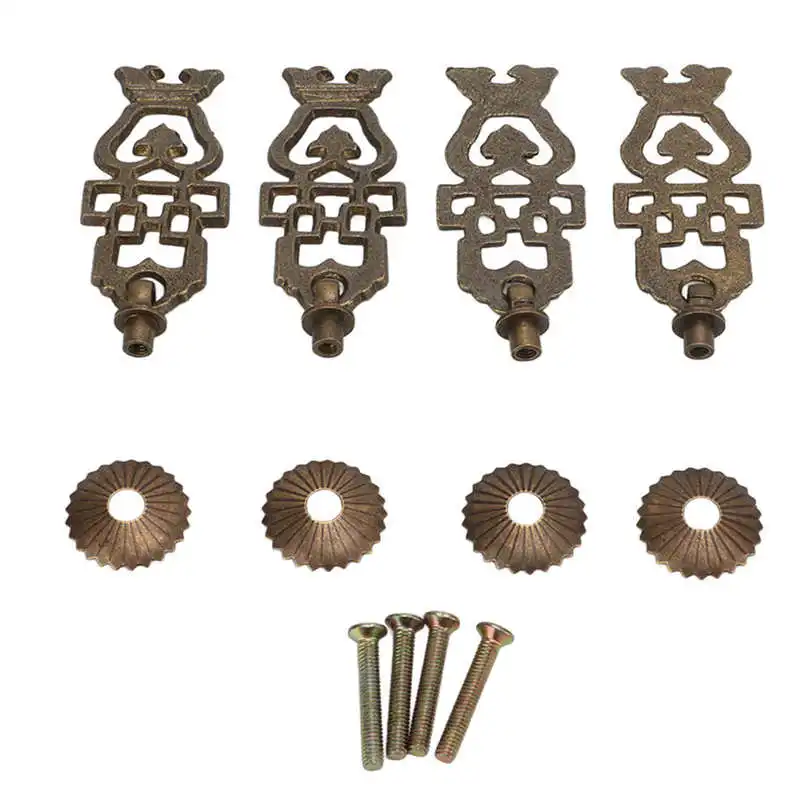 

Drawer Knobs Brass Material Antique Cabinet Handles for Wooden Boxes for Jewelry Boxes