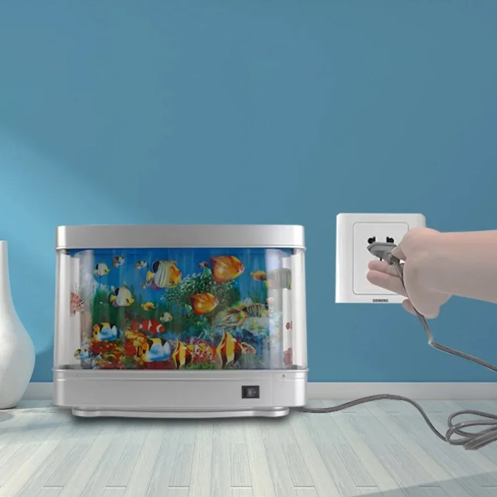 Декоративная рыба искусственная лампа для аквариума морской пейзажа настольное