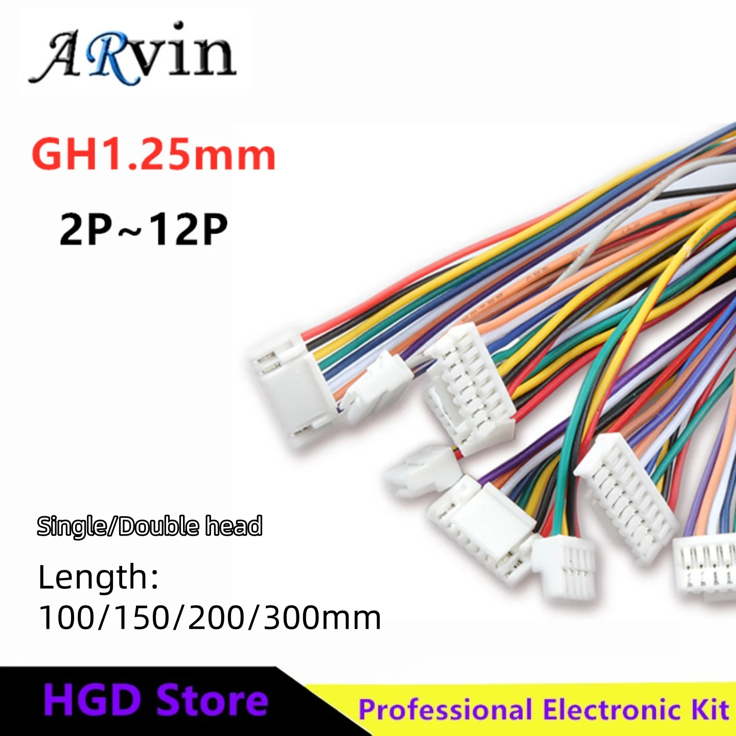 

Arvin GH1.25 2P/3/4/5/6/7/8/9/10/12P электронный провод с одной/двойной головкой 100/150/300 мм