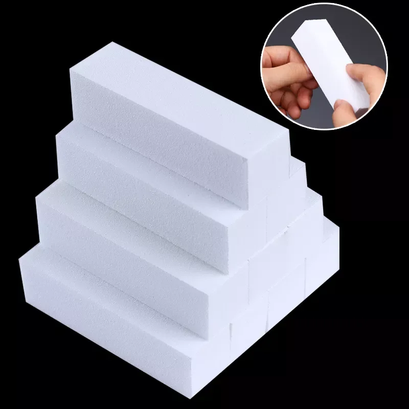 

2022NEW Sanding Files Set Block Pedicure Manicures Care Nail Art Buffer Polish White Nail File Tips Nail Art Pedicure Tools