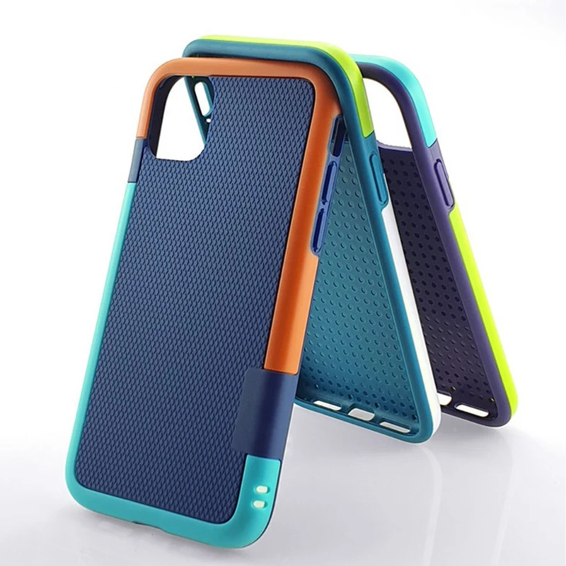 

Kpay case Anti-Slip Shockproof Phone Case For iPhone 13 11 12 Pro MAX Mini XR X XS 7 8 Plus Soft Rubber Silicone Cover